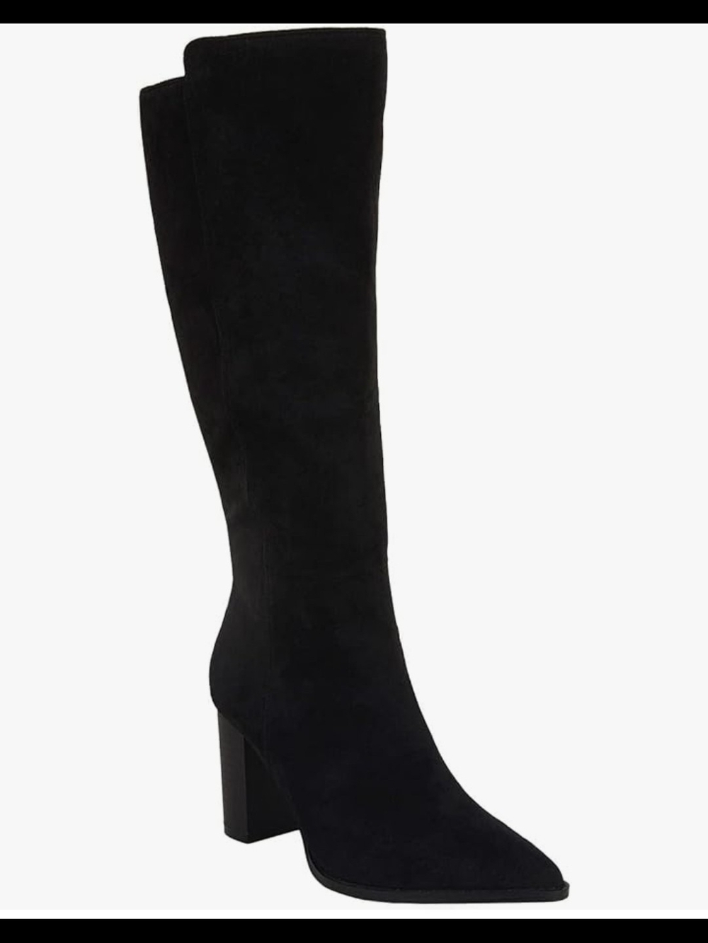 NIB Juliet Holy sz 7 Women's Knee High Boots Stacked Block Heel Pointed Toe Ridi